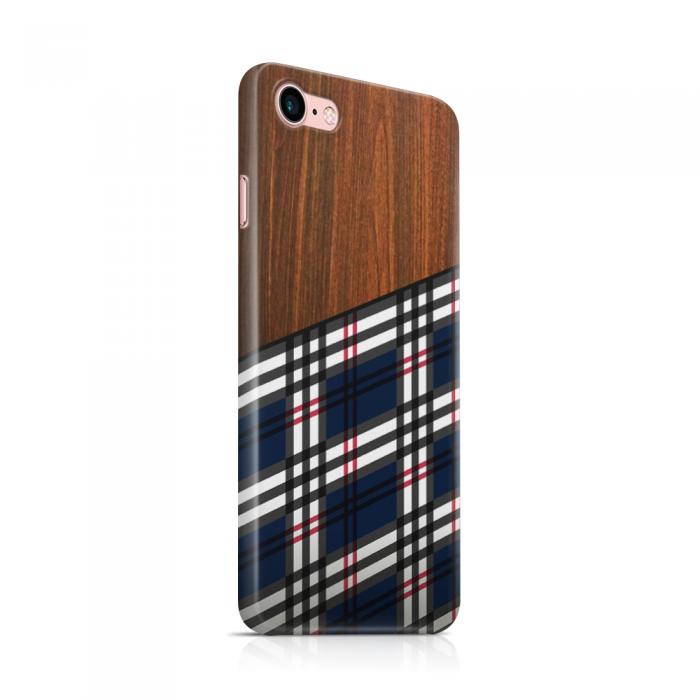UTGATT5 - Skal till Apple iPhone 7/8 - Wooden Scottish Tartan B