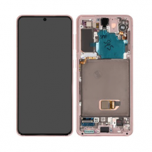 Samsung - Samsung Galaxy S21 5G LCD Skärm - Phantom Pink