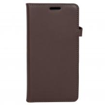 GEAR - GEAR Buffalo äkta läder Plånboksfodral Samsung Galaxy S9 - Brun