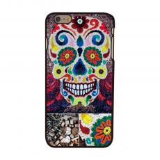 A-One Brand - BaksideSkal till Apple iPhone 6(S) Plus - Flowered Skull