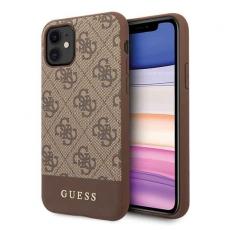 Guess - Guess Skal iPhone 11 Stripe Collection - Brun