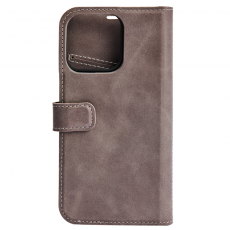 Essentials - Essentials iPhone 13 Mini Plånboksfodral Äkta Läder Detachable