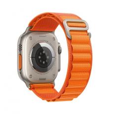 Forcell - Forcell Apple Watch (42/44/45/49mm) Armband F-Design - Orange