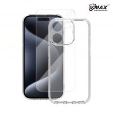 OEM - Vmax set case + glas 2,5D premium för Samsung Galaxy S23 FE 5G