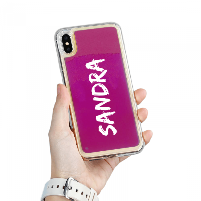 UTGATT5 - Designa Sjlv Neon Sand skal iPhone Xs Max - Violet