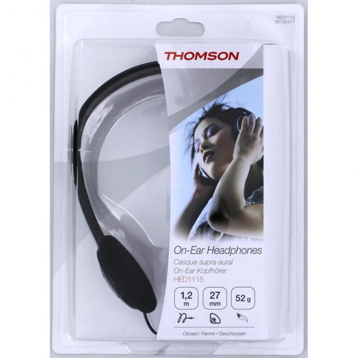 Thomson - THOMSON Hrlur HED1115 On-ear, Svart