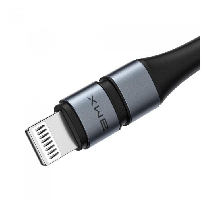 UTGATT5 - Baseus BMX MFI USB Type C PD 18W - lightning 1.2m nylonkabel Gr