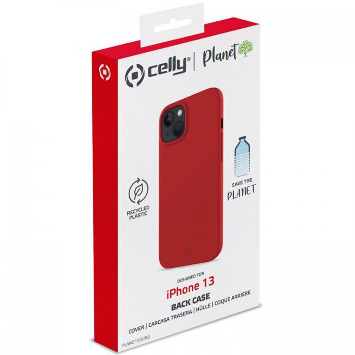UTGATT5 - CELLY Planet Soft TPU Skal iPhone 13 - Rd