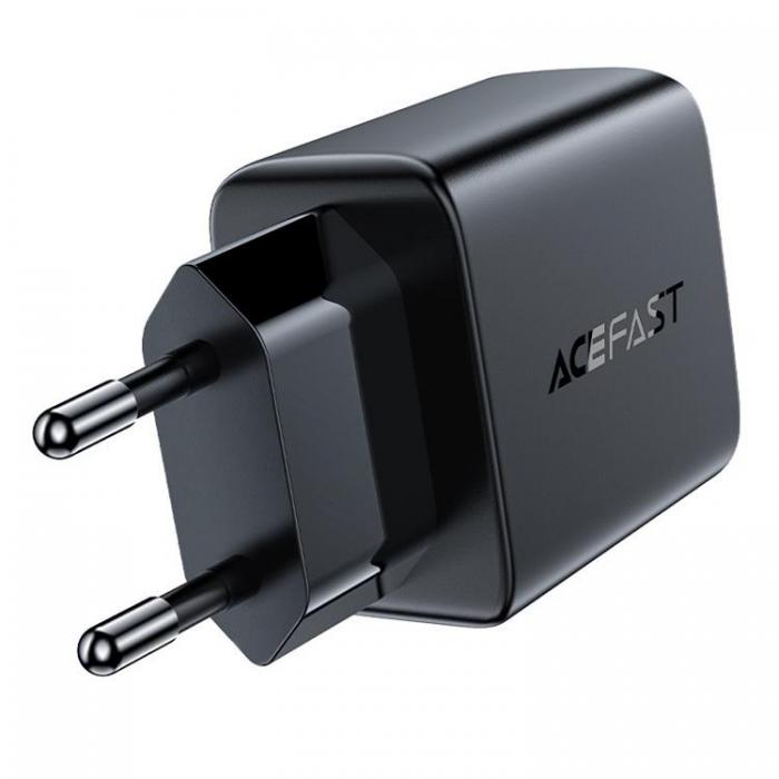 Acefast - Acefast Vggladdare 2x USB 18W - Svart