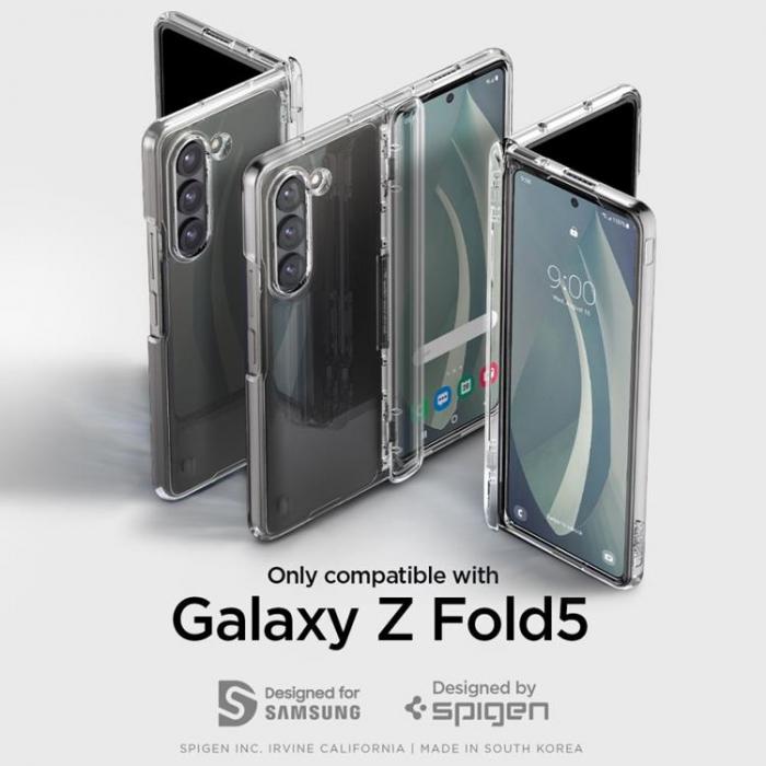 Spigen - Spigen Galaxy Z Fold 5 Mobilskal Thin Fit Pro - Crystal Clear