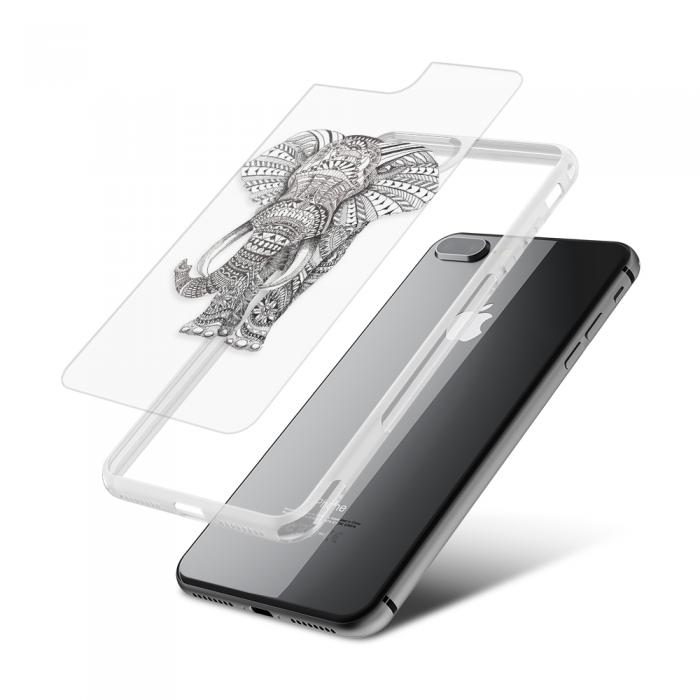 UTGATT5 - Fashion mobilskal till Apple iPhone 8 Plus - Elefant Art