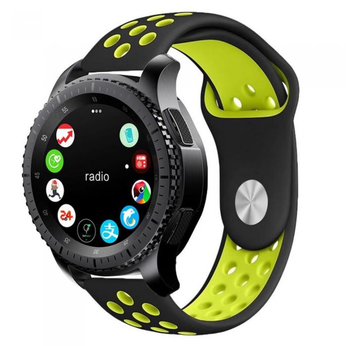 UTGATT5 - Tech-Protect Softband Samsung Galaxy Watch 46Mm Svart / Lime