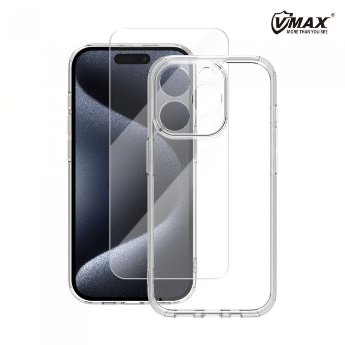 OEM - Vmax set case + glas 2,5D premium fr Samsung Galaxy S23 FE 5G