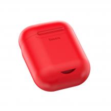 BASEUS - Baseus trådlöst laddningsfodral för AirPods - Röd