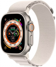 A-One Brand - Apple Watch 4/5/6/7/8/SE (38/40/41mm) Loop Nylon Band - Starlight