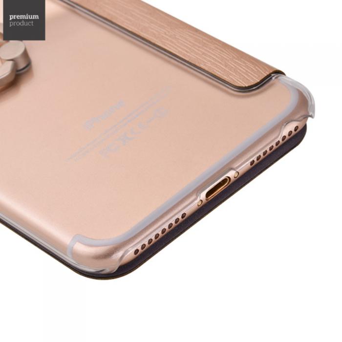 UTGATT4 - Hoco Flipfodral till iPhone 7/8/SE 2020 - Gold