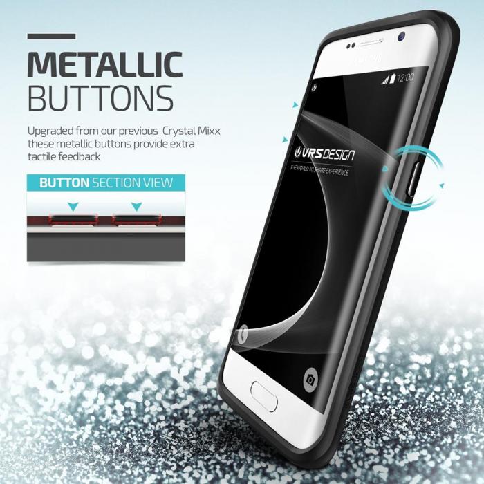 VERUS - Verus Crystal Mixx Skal till Samsung Galaxy S7 Edge - Svart