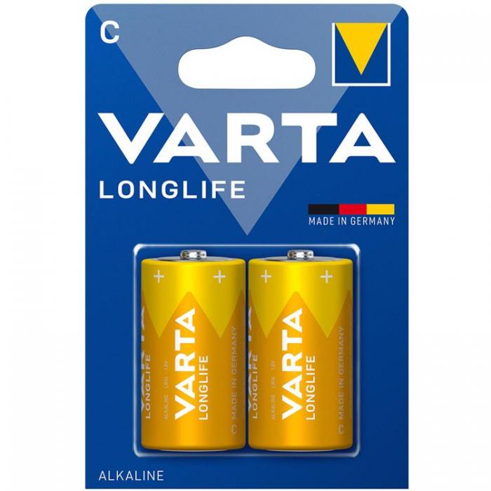 UTGATT1 - Varta 2-pack Longlife C / LR14 Batteri