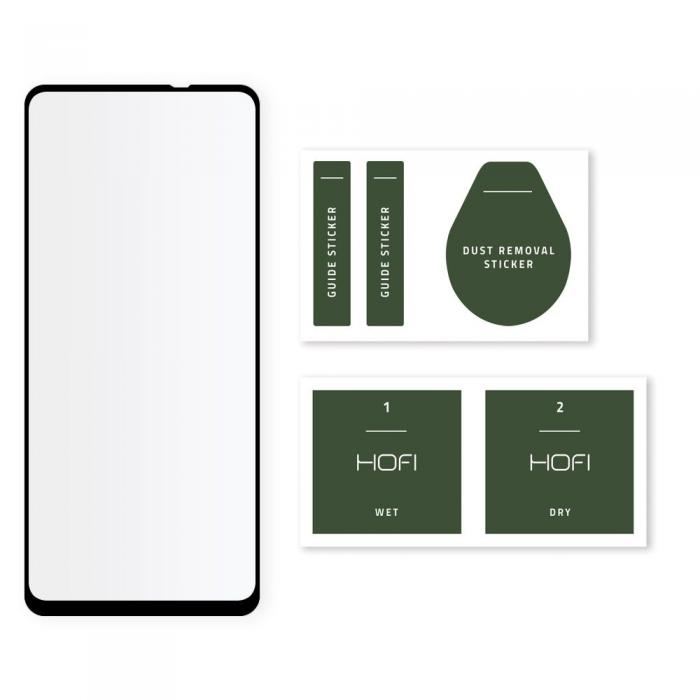 Hofi - Hofi - Hrdat Glas Skrmskydd Pro+ Xiaomi Redmi Note 10 Pro - Svart