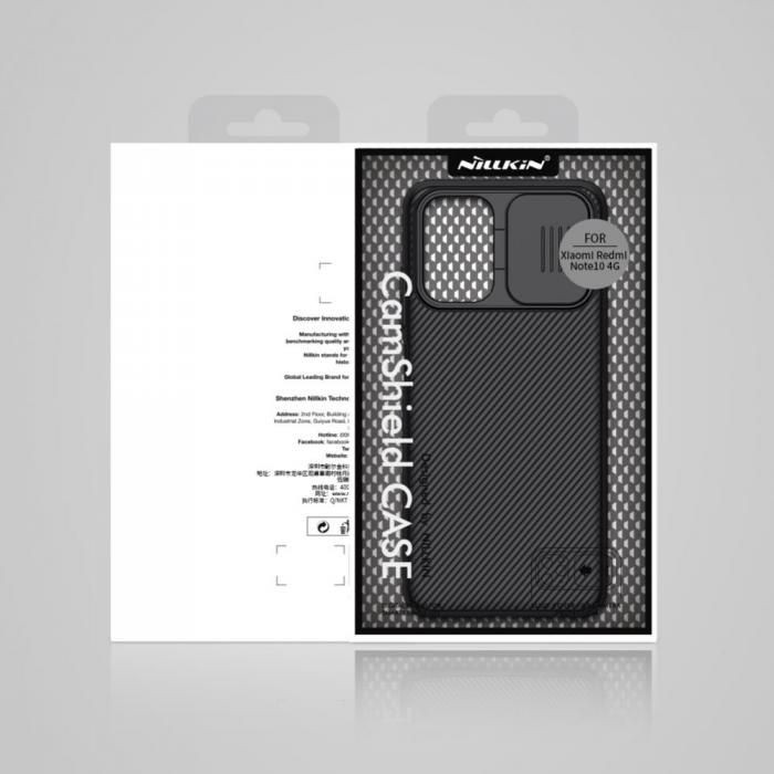 UTGATT5 - Nillkin - CamShield Mobilskal Xiaomi Redmi Note 10 - Svart