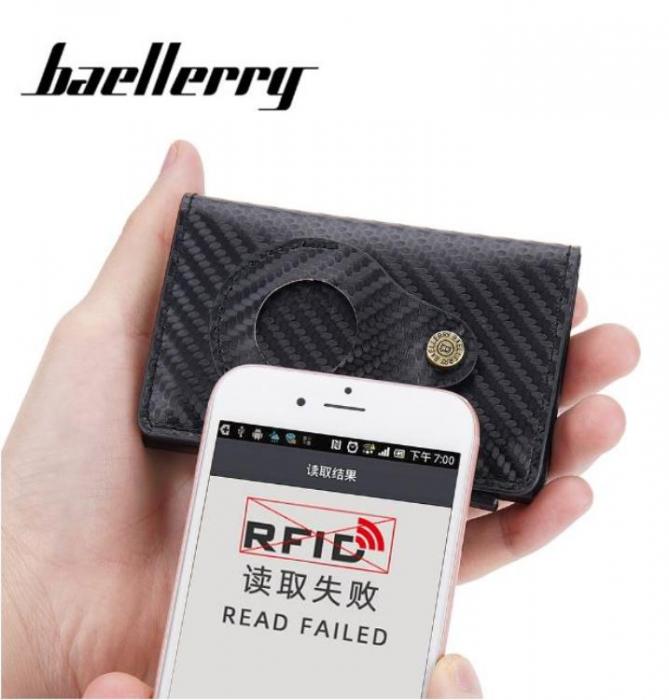BAELLERRY - BAELLERRY Korthllare RFID Airtag - Svart