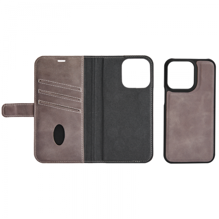 UTGATT1 - Essentials iPhone 13 Mini Plnboksfodral kta Lder Detachable