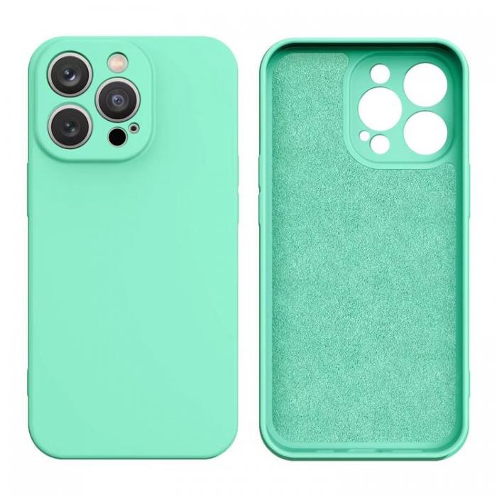 A-One Brand - iPhone 13 Pro Skal Silicone - Mint Grn