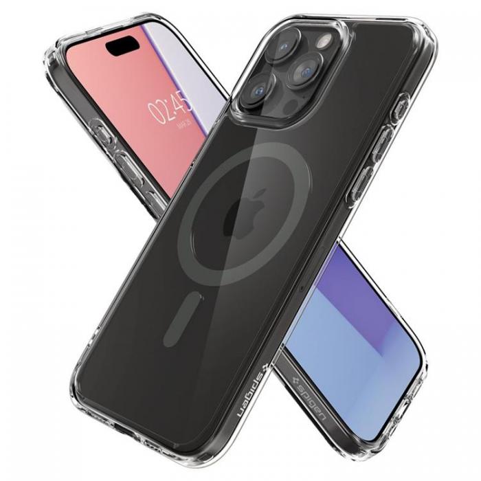 Spigen - Spigen iPhone 15 Pro Max Mobilskal Magsafe Hybrid - Graphite