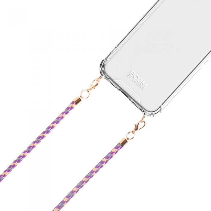 UTGATT1 - Boom iPhone X/XS skal med mobilhalsband- Rope CamoPurple