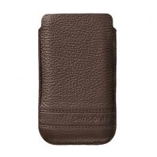 Samsonite - SAMSONITE CLASSIC Mobilväska Läder M Brun till Apple iPhone 5/5S/SE