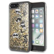 KARL LAGERFELD - Karl Lagerfeld Skal iPhone 7/8 Plus Glitter - Svart Guld