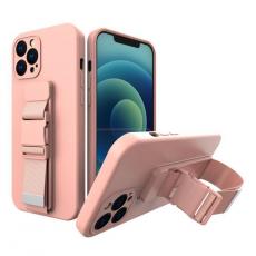 OEM - Galaxy A23 Skal Rope Silicone Strap - Rosa