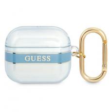 Guess - Guess AirPods 3 Skal Strap Collection - Blå