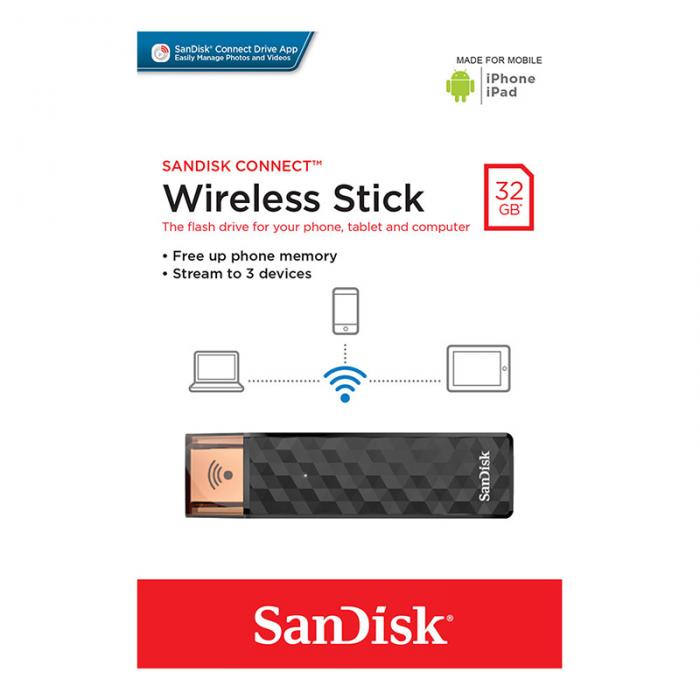 UTGATT5 - SANDISK CONNECT WIRELESS STICK 32GB USB