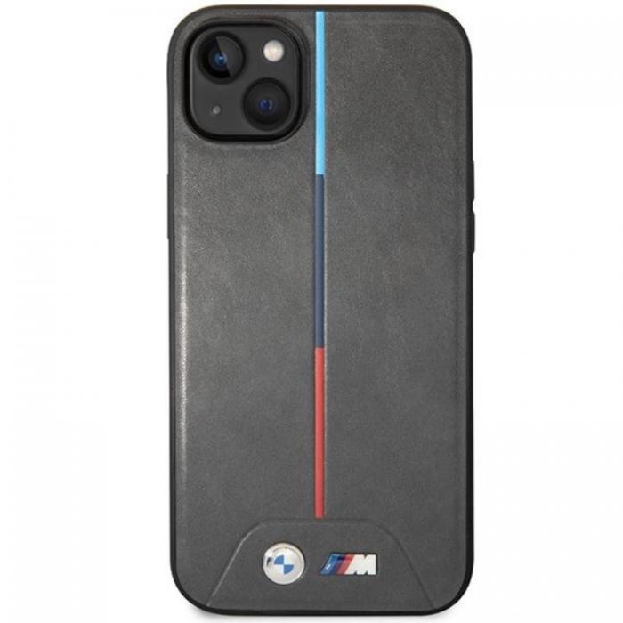 BMW - BMW iPhone 14 Plus Mobilskal Magsafe Quilted Tricolor - Gr