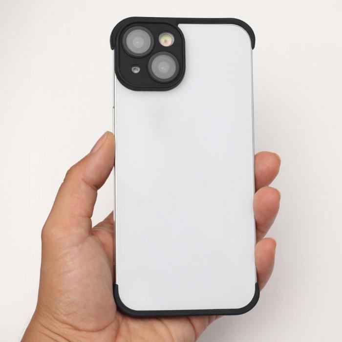 OEM - TPU minibumpers med kameras skydd iPhone 12 Pro svart