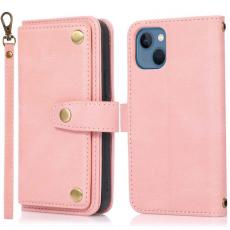 A-One Brand - iPhone 14 Plus Plånboksfodral Flip - Rosa