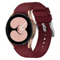 A-One Brand - Galaxy Watch 6 (40mm) Armband Silikon - Wine Röd