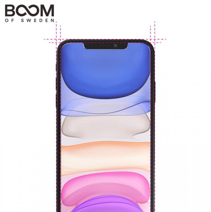 Boom of Sweden - BOOM Flat Hrdat Glas Skrmskydd iPhone 11 Pro Max