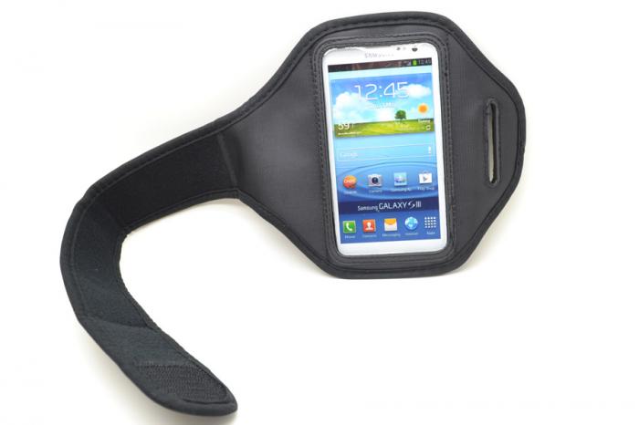 UTGATT5 - Sportarmband till Samsung Galaxy S3 i9300 (Svart)