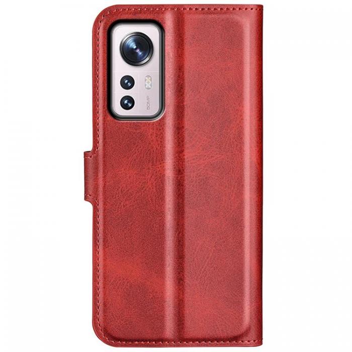 A-One Brand - Magnetic Clasp Plnboksfodral Xiaomi 12 Pro - Rd