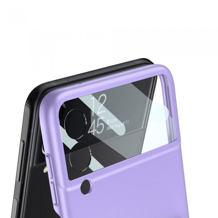 UTGATT1 - Galaxy Z Flip 4 Skal Icon Belt - Violett