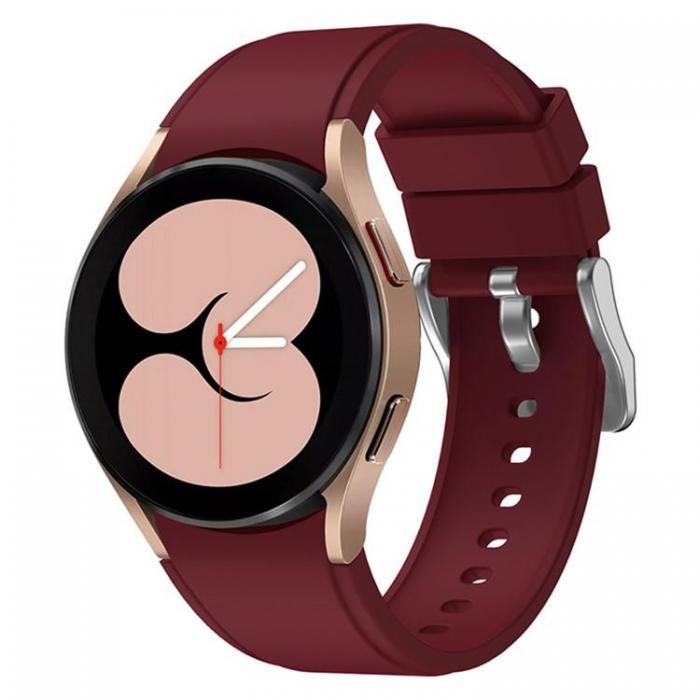 A-One Brand - Galaxy Watch 6 Classic (43mm) Armband Silikon - Wine Rd