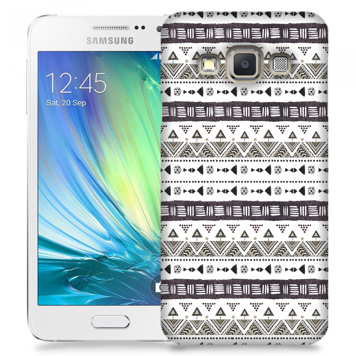 UTGATT5 - Skal till Samsung Galaxy A5 (2015) - Mnster - Svart/Vit