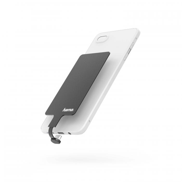UTGATT5 - HamaQI Laddningsadaper fr Mobiltelefon USB-C 800mA - Svart