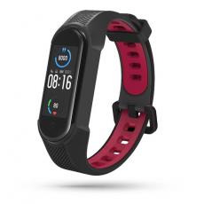 Tech-Protect - Xiaomi Mi Smart Band 5/6/6 NFC/7 Strap Armour - Svart/Röd