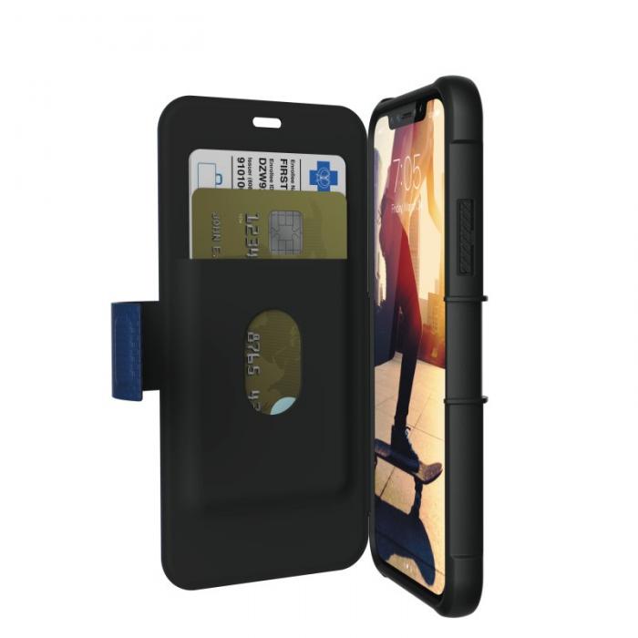 UTGATT4 - UAG iPhone X, Metropolis Flip Card Case, svart