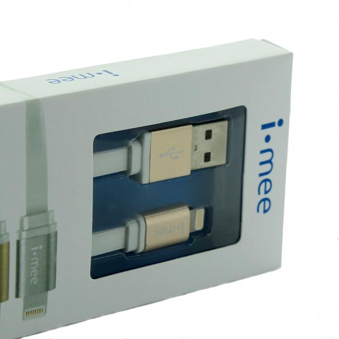 UTGATT5 - i-mee Metallic USB-Cable Lightning - Guld