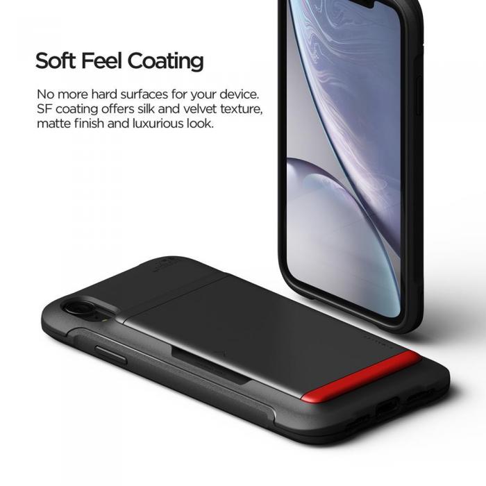 UTGATT4 - VRS DESIGN | Damda Glide Shield Skal iPhone XR - Svart