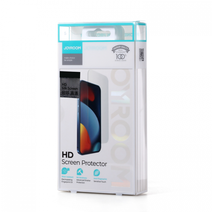 Joyroom - Joyroom iPhone 14 Plus Skrmskydd i Hrdat glas Knight 2.5D (5 Pack)